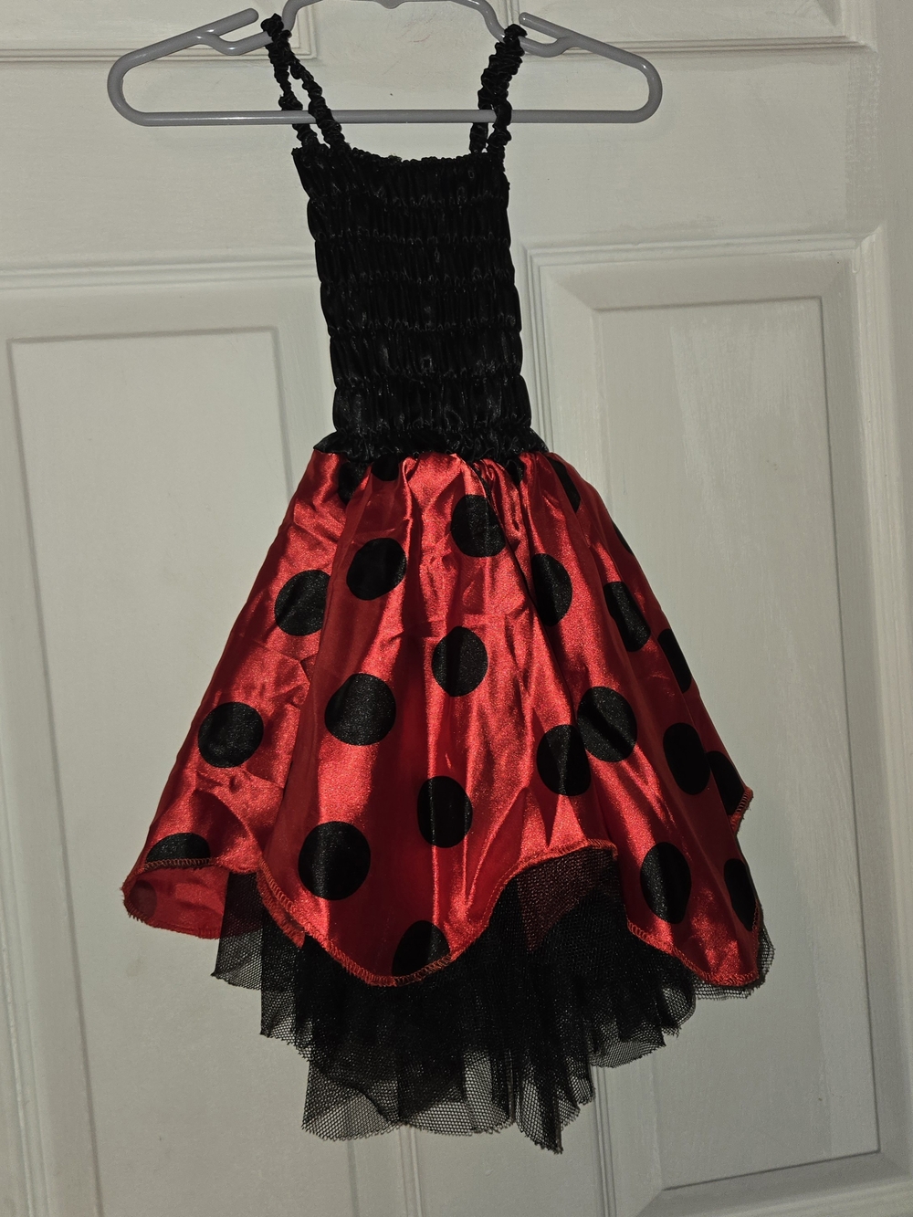Red and Black Ladybug Kids Halloween Costume Dress SZ Fits Up To 24M/2T